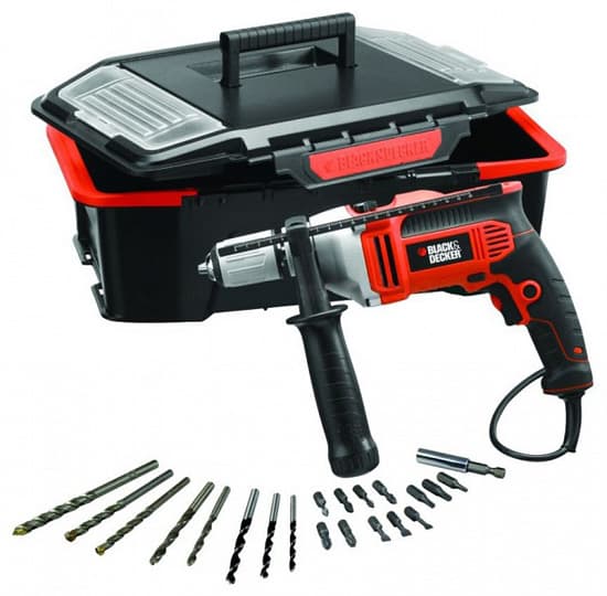 Električna čekić bušilica u koferu sa 20 delova pribora Black&Decker KR705AST2