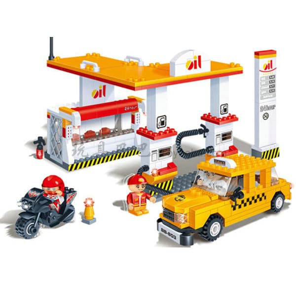 BanBao kockice Benzinska pumpa 8776