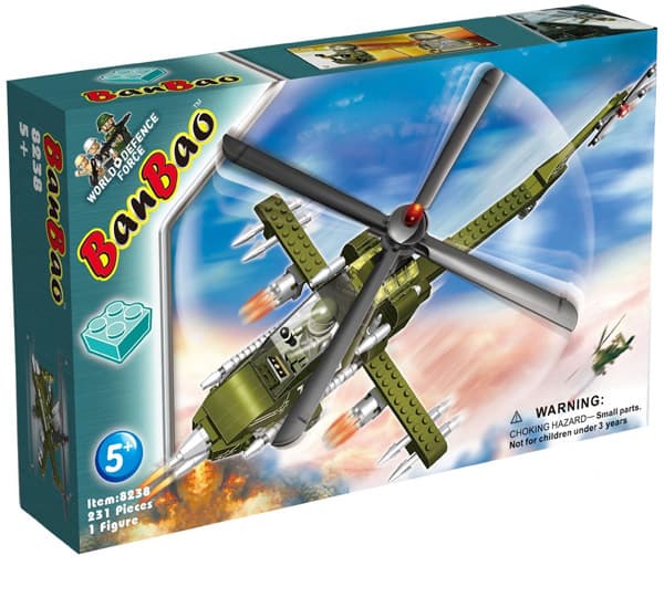 BanBao kockice Vojni helikopter 8238