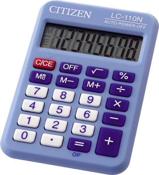 Kalkulator Citizen LC-110N 8 cifara plavi 05DGC110XE