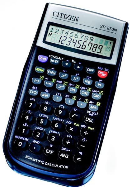 Tehnički kalkulator Citizen SR-270N 12 cifara dvoredni displej crni 05DGC270B