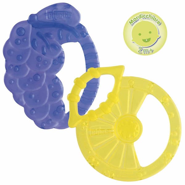 Chicco Silikonska glodalica za nicanje zubića Limun/Grožđe 00002578000000