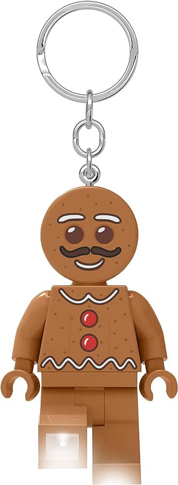 LEGO® ICONIC Privezak za ključeve sa LED svetlom Gingerbread Man - Medenjak