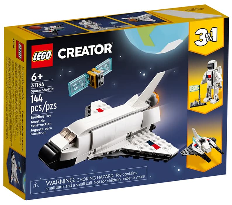 LEGO® Creator Kocke 3u1 Spejs šatl 31134