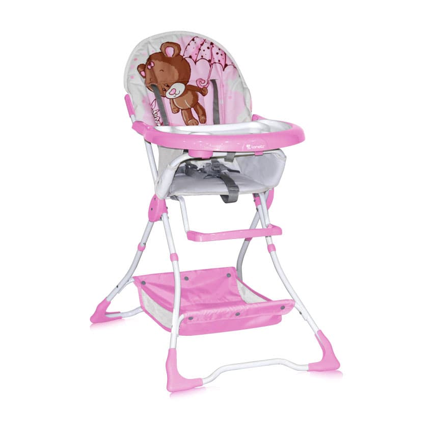 Bertoni Lorelli Visoka stolica za bebe Bravo Pink Bear 10100061511