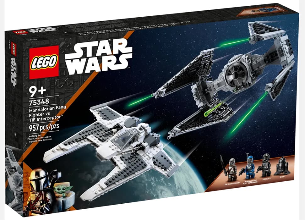 LEGO® Star Wars™ Kocke Mandalorijanov borac protiv TIE presretača 75348
