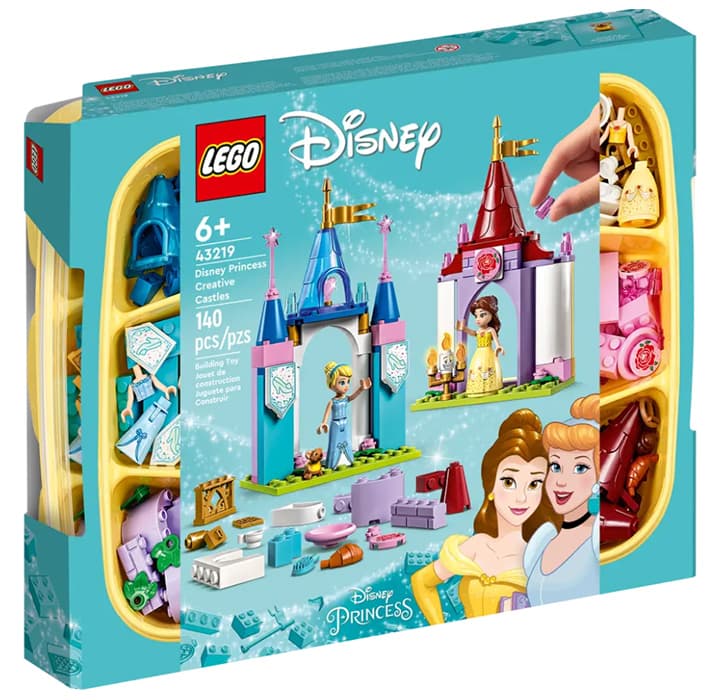 LEGO® Disney Kocke Kreativni zamkovi Diznijevih princeza 43219
