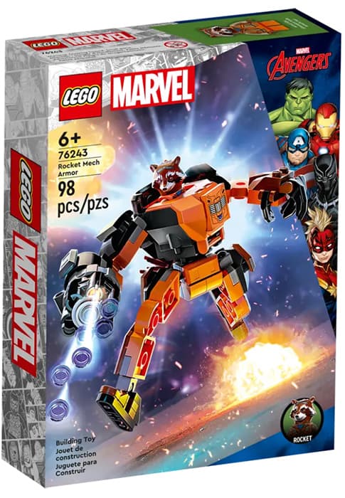 LEGO® Kocke Marvel Roketov Mek oklop 76243