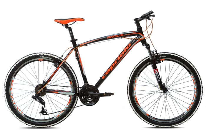 Bicikl Capriolo Anolis 26/21AL crno oranž 915490-22