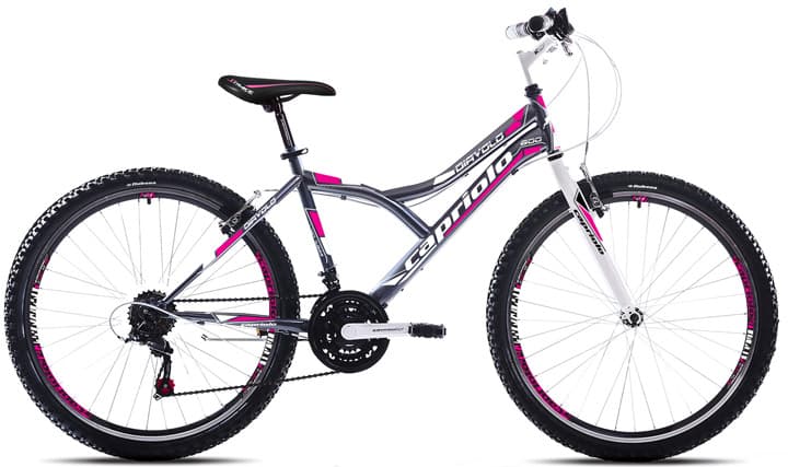 Bicikl Capriolo Diavolo 600 26/18HT sivo pink 914316-17