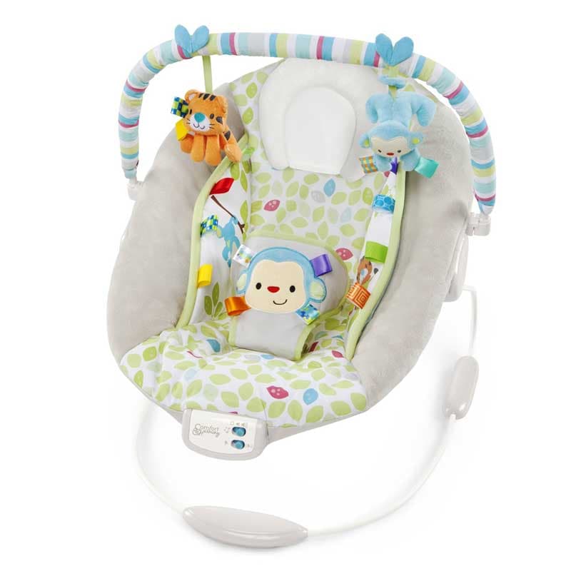 Comfort n Harmony by Bright Starts Bebi ležaljka sa melodijama i vibracijom Merry Monkeys