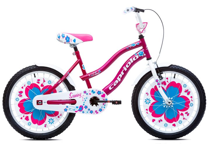 Dečiji bicikl Capriolo Sunny 20HT belo ljubičasto plavo 914110-20