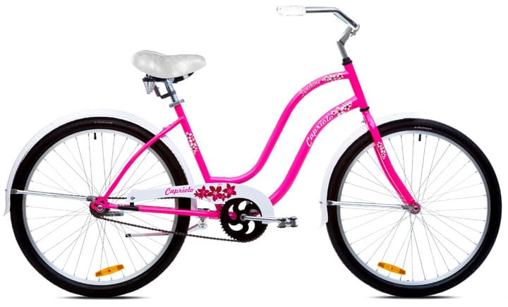Bicikl Capriolo Sunshine 26HT pink belo 914585-18