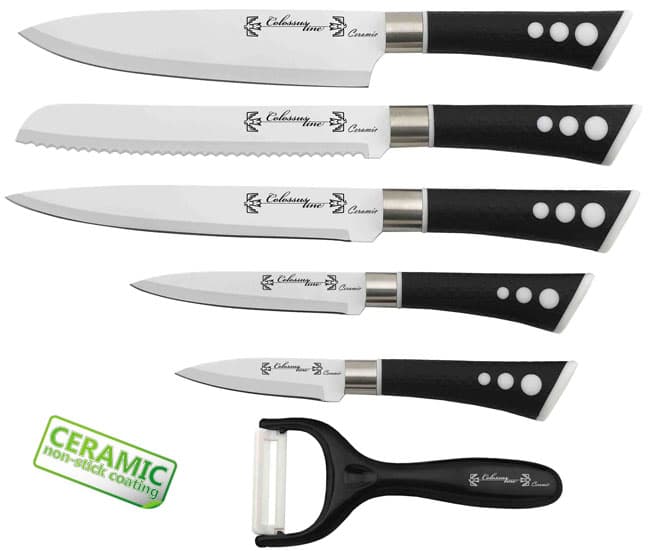 Set noževa sa keramičkim premazom CL-23