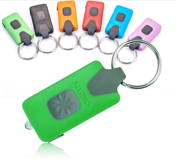 USB punjiva baterijska lampa privezak Nextorch GL10 Green 805