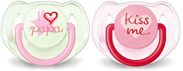 Avent Varalica za bebe I LOVE 6-18m 2kom roze