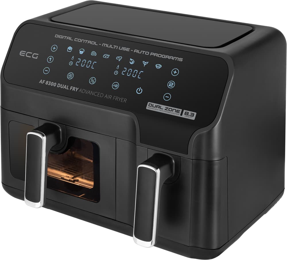 Friteza na vrući vazduh Air Fryer ECG AF 8300 Dual Fry
