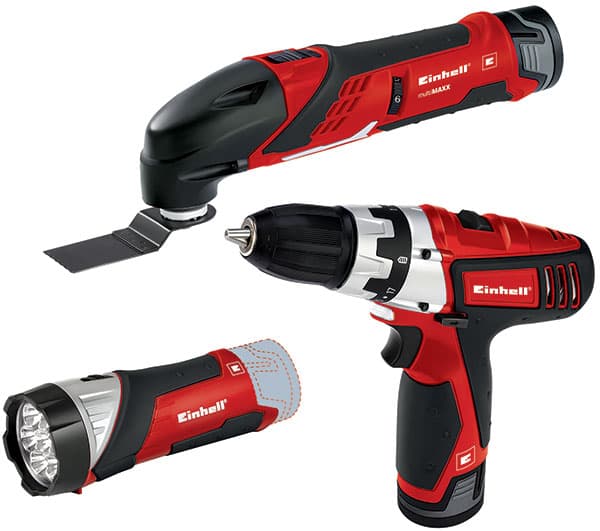 Akumulatorski set alata - bušilica, renovatorka, lampa Einhell TE-TK 12 Li 4257191