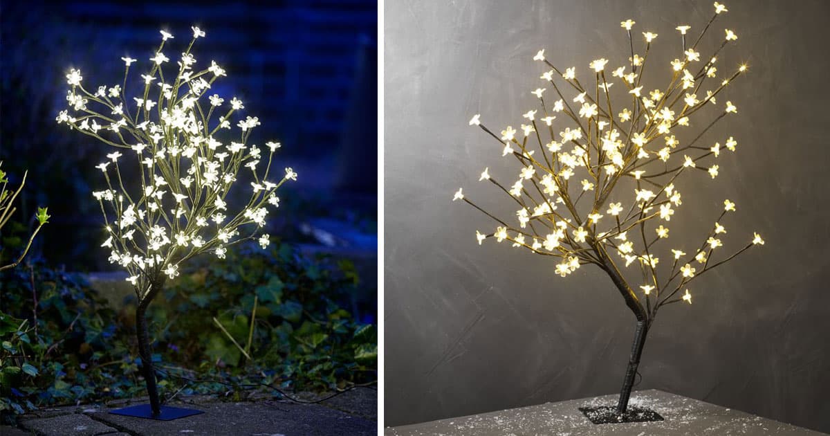 Svetleće drvo Miles visine 80 cm 128 LED sijalica