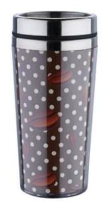 Bergner Termos čaša 0.4l Renberg Dots RB-3011-do