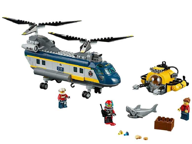 LEGO® City kocke Morske dubine - Helikopter LE60093