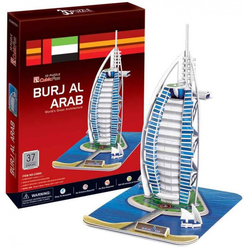 CUBIC FUN Burj Al Arab UAE Maketa 3D Puzzle P179