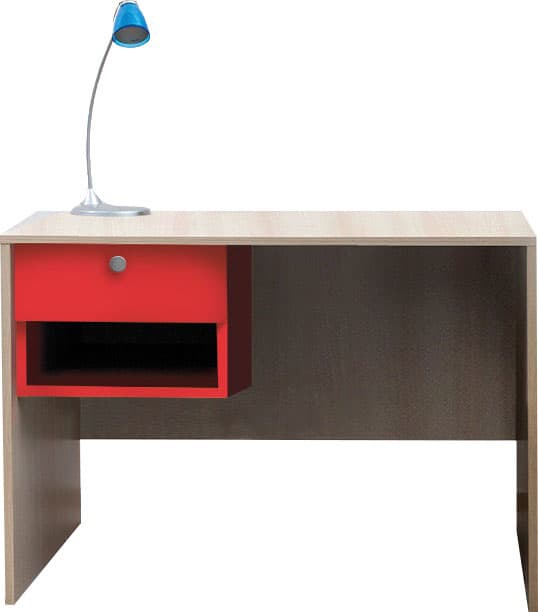 Radni Sto Ash Light Chili Red