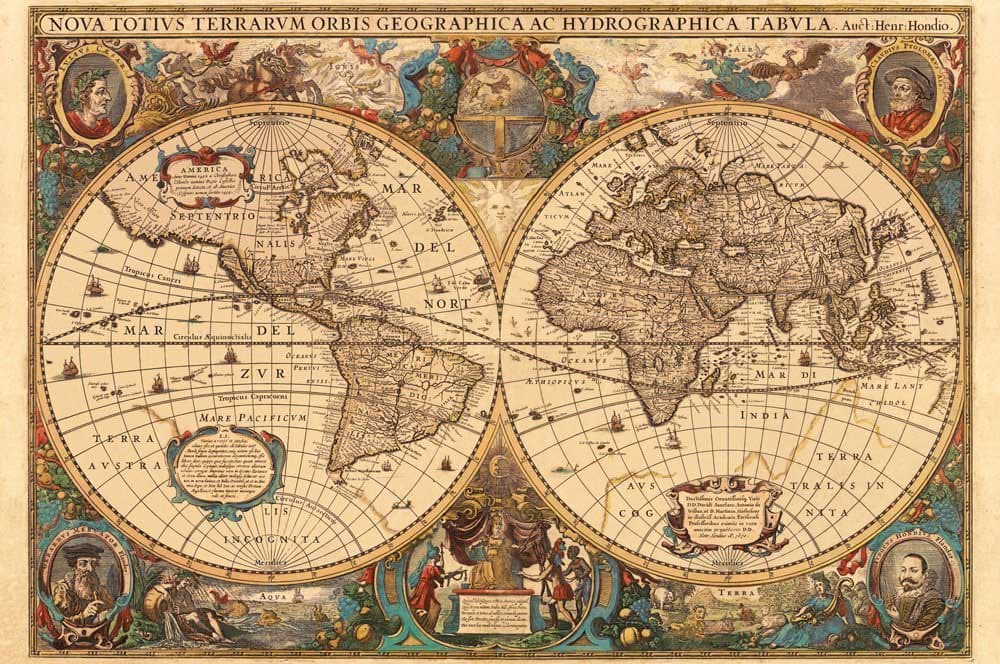 Ravensburger puzzle Antique World Map 5000 delova 17411