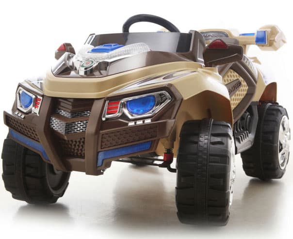 Automobil na akumulator Džip Power braon
