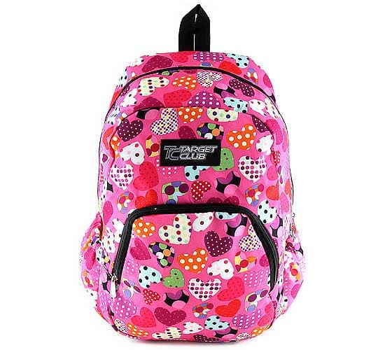 Target Club Ranac za školu Hearts pink 17217
