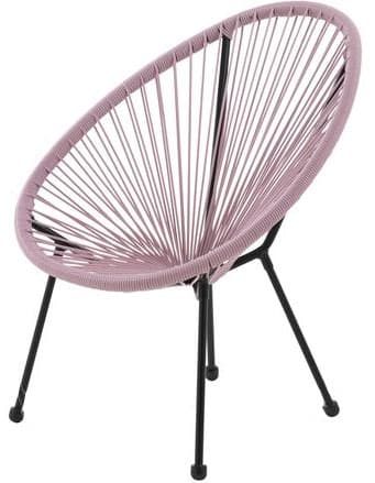 Lounge stolica Winty ružičasta