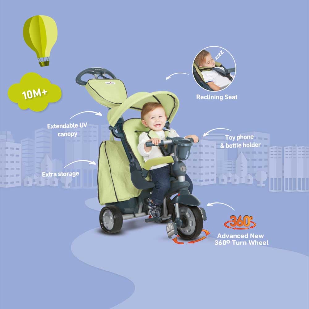 Smart Trike Tricikl za decu Explorer 5 u 1 Green