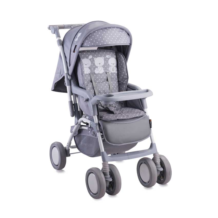 Bertoni Lorelli Bebi kolica sa opremom Combi Grey Friends