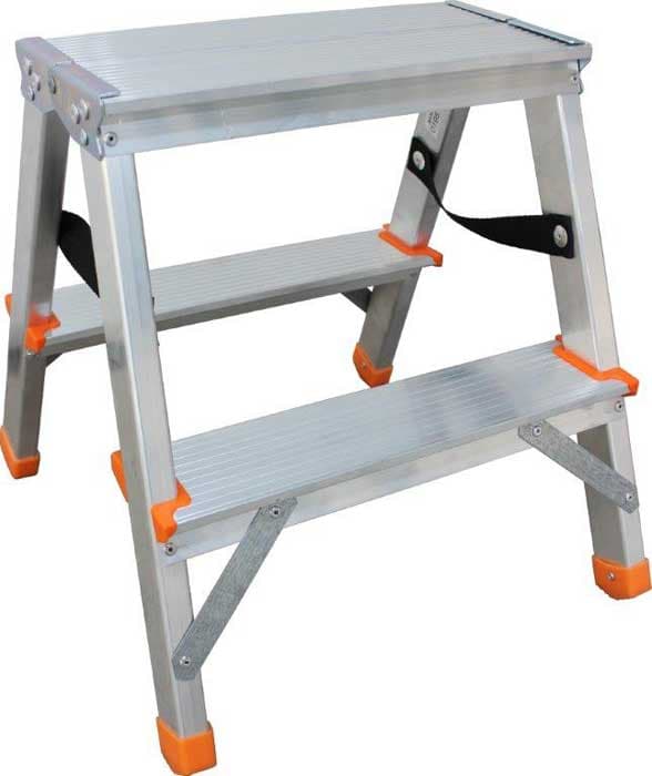 Kućne aluminijumske dvostrane merdevine BSS 2