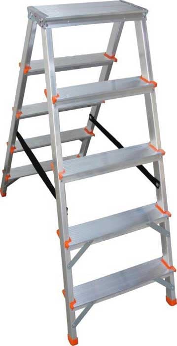 Kućne aluminijumske dvostrane merdevine BSS 5