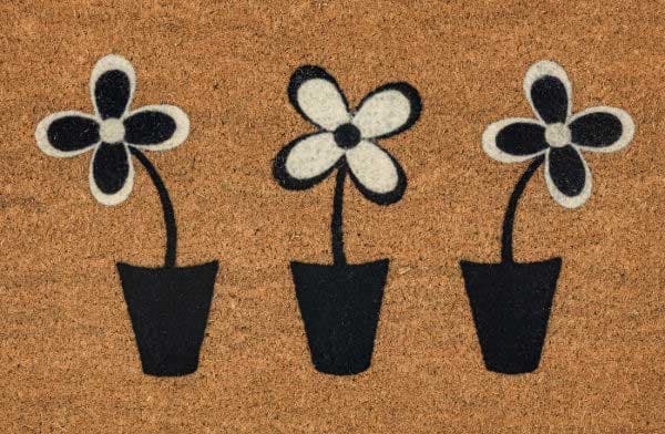 Otirač Astra Coco Design Flowerpot 40x60