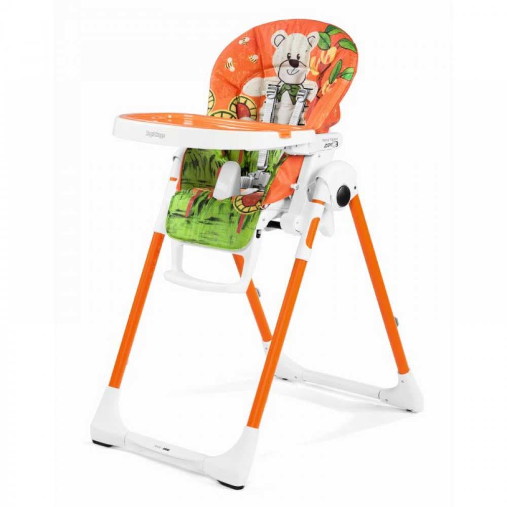 Peg Perego Visoka stolica za hranjenje bebe Zero 3 Arancia