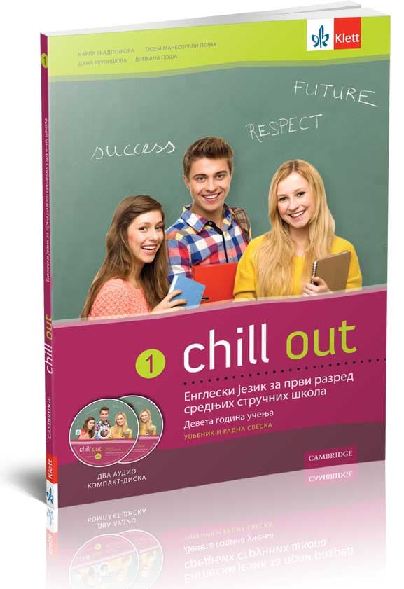 KLETT Chill out 1, udžbenik i radna sveska za prvi razred