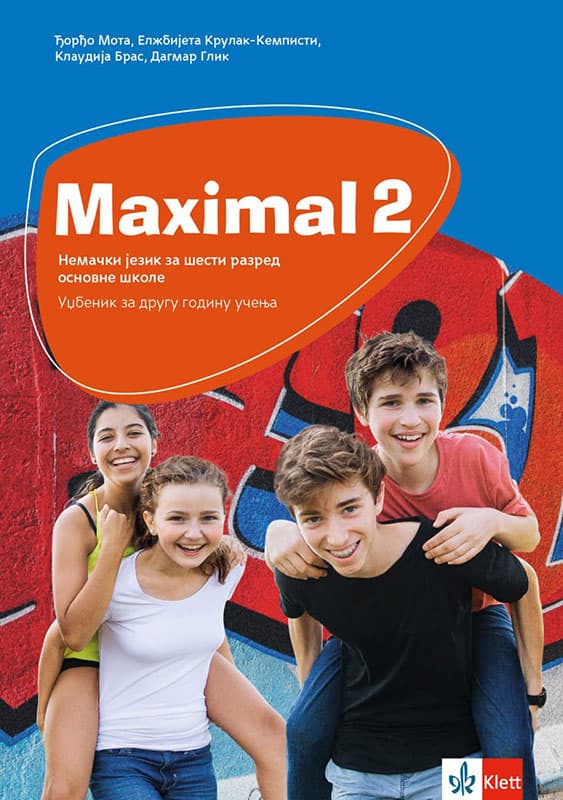 KLETT Nemački jezik 6, Maximal 2, udžbenik za šesti razred
