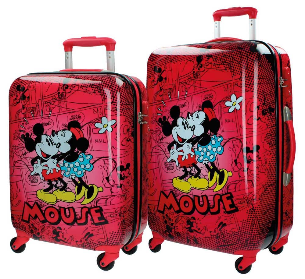 Disney Putni koferi - set - Mouse Retro Red