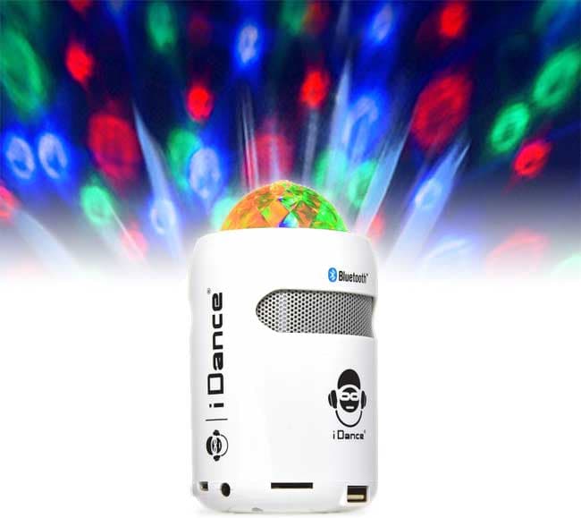 Bluetooth zvučnik sa disko kuglom iDance SB1 White 025217