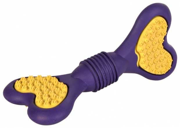 Igračka za pse Trixie Denta Fun gumena kost za žvakanje