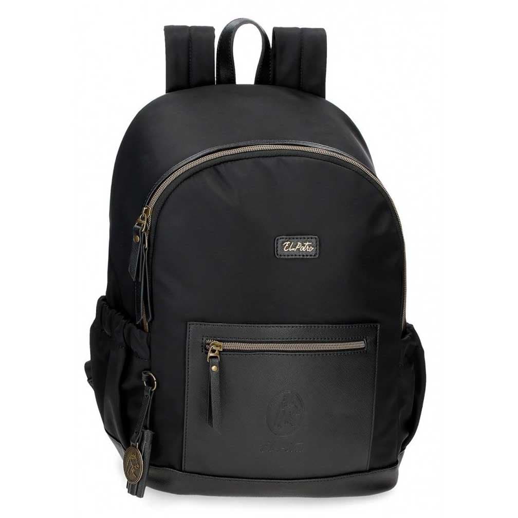 Ranac 40cm sa pregradom za laptop El Potro Lana black 52623