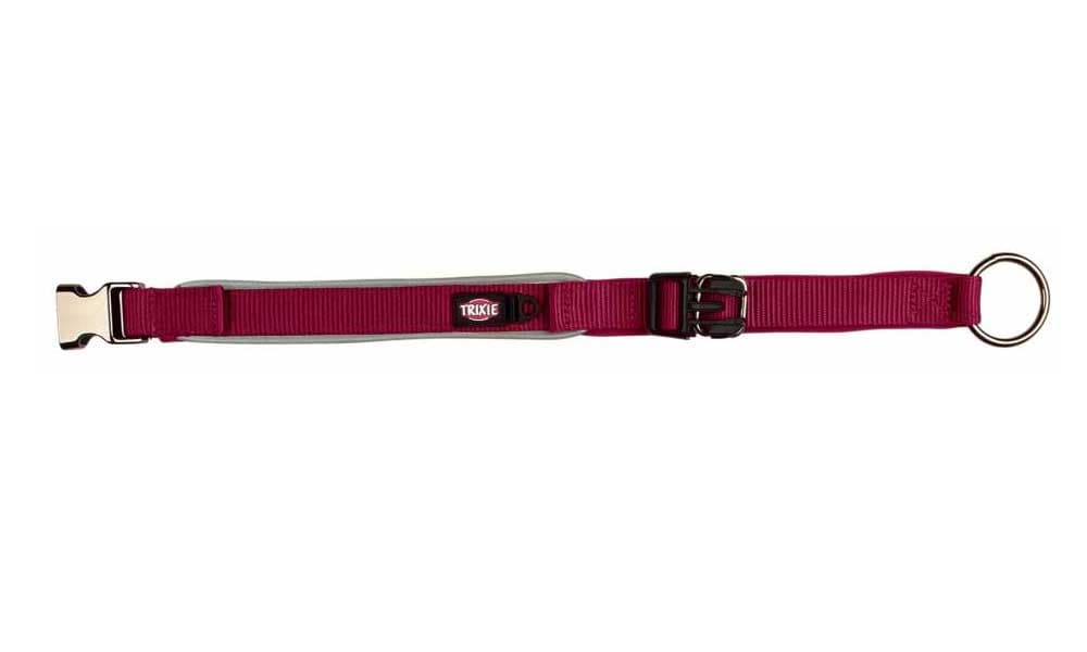 Ogrlica za pse široka veličina L-XL Trixie Expiriance Wine Red 10393