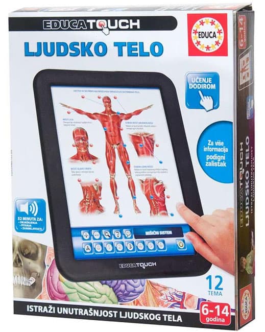 Interaktivna enciklopedija Ljudsko telo Educa ED16260