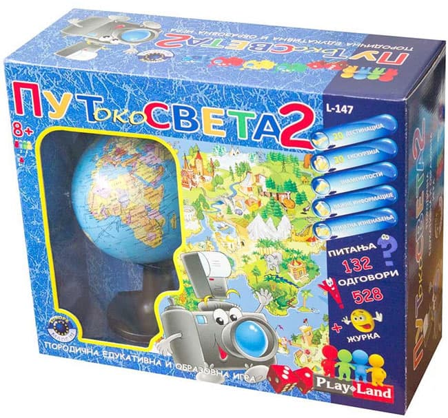 Play Land Edukativna društvena igra Put oko sveta 2 PL147
