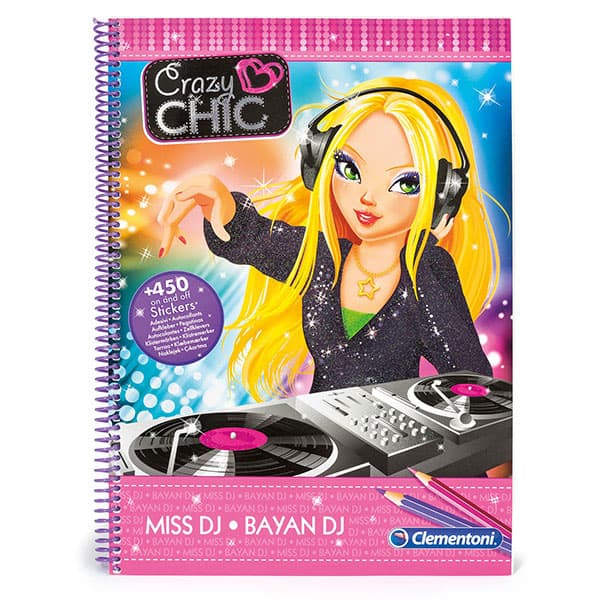 Clementoni Crazy Chic Kreativni blok Miss DJ CL15940