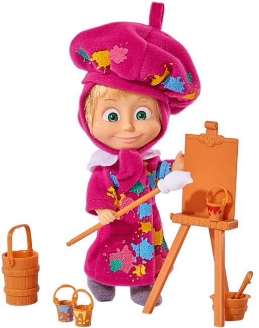 Simba Toys Maša i Medved Maša slikarka SB2047