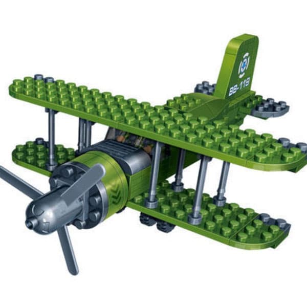 BanBao kocke Avion dvokrilac sa propelerom 8827