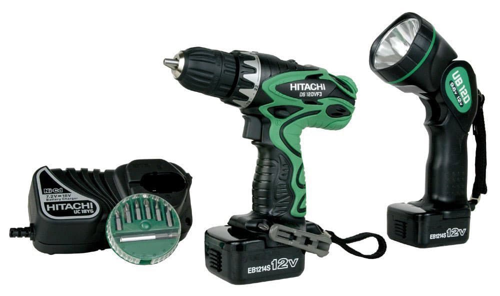 Akumulatorska bušilica odvrtač Set Hitachi DS12DVF3